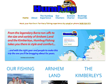 Tablet Screenshot of fishingcharterdarwin.com.au